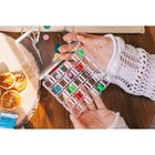 Органайзер для ниток, на 25 шпулек, 12.3×10×2.5 см, прозрачный - Фото 4