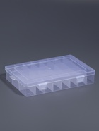 Органайзер для хранения мелочей, передвижные ячейки, 24 ячейки, 19.5×13.5×3.5 см, прозрачный - Фото 4