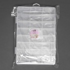 Органайзер для хранения мелочей, передвижные ячейки, 24 ячейки, 19.5×13.5×3.5 см, прозрачный - Фото 6