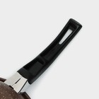 Сковорода Доляна Rock, d=15 см, пластиковая ручка, антипригарное покрытие, цвет коричневый - Фото 4