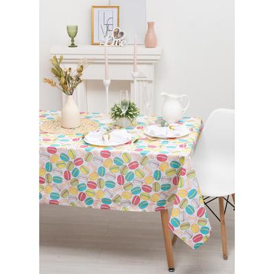 Скатерть «Этель» Макарон 110х140 рогожка 160 г/м², 100% хлопок