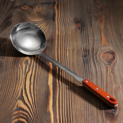 Поварешка для казана узбекская 45см, с деревянной ручкой