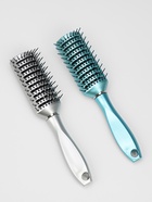 Расчёска массажная, продуваемая, 5×22 (±1) см, МИКС - Фото 2