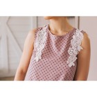 Аппликации пришивные «Лейсы», 30 × 8 см, пара, цвет белый - Фото 2