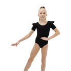Купальник для гимнастики и танцев Grace Dance, р. 30, цвет чёрный - Фото 2