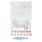 Роспись по номерам без подрамника "Рыжий кот" 30 х 40 см - Фото 3