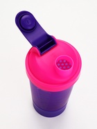 Шейкер спортивный для коктейлей и протеина, с чашей, 500 мл - Фото 8