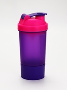 Шейкер спортивный для коктейлей и протеина, с чашей, 500 мл - Фото 10
