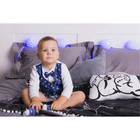 Боди Крошка Я "Костюмчик", синий/белый, р.28, рост 86-92 см - Фото 7