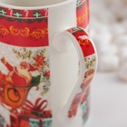 Кружка керамическая Доляна «Оленья упряжка», 300 мл - Фото 4