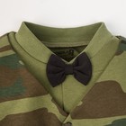 Боди Крошка Я "Костюмчик" хаки, рост 86-92 см (1,5-2 г), 100% хл. - Фото 2