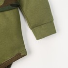 Боди Крошка Я "Костюмчик" хаки, рост 86-92 см (1,5-2 г), 100% хл. - Фото 4