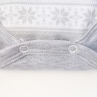 Боди с дл. рукавом Крошка Я "Зимние мотивы", рост 74-80 см, 100% хл. - Фото 4