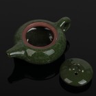 УЦЕНКА Набор для чайной церемонии керамический «Искушение», 5 предметов: чайник 150 мл, 4 пиалы 50 мл, цвет зелёный - Фото 7