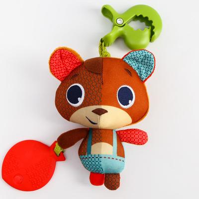 Игрушка - подвеска на кроватку/коляску «Медвежонок», с прорезывателем