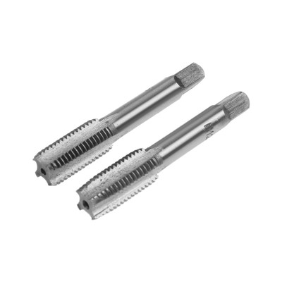 Метчики метрические ручные ТУНДРА, М12×1.5 мм, комплект из 2 шт.