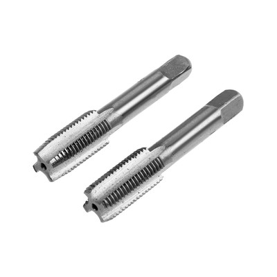 Метчики метрические ручные ТУНДРА, М14×1.5 мм, комплект из 2 шт.