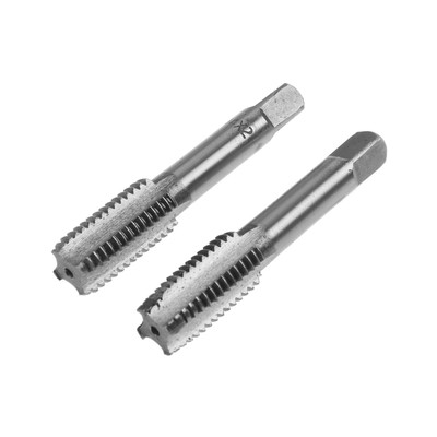 Метчики метрические ручные ТУНДРА, М14×2 мм, комплект из 2 шт.