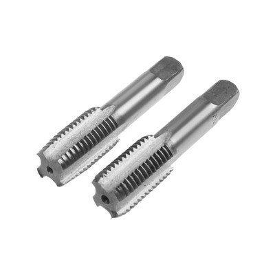 Метчики метрические ручные ТУНДРА, М20×2.5 мм, комплект из 2 шт.