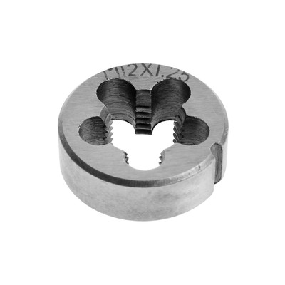 Плашка метрическая ТУНДРА, М12×1.25 мм