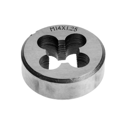 Плашка метрическая ТУНДРА, М14×1.25 мм