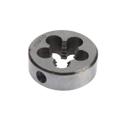 Плашка метрическая ТУНДРА, М16×2 мм