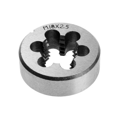 Плашка метрическая ТУНДРА, М18×2.5 мм