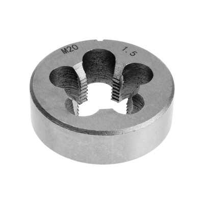 Плашка метрическая ТУНДРА, М20×1.5 мм