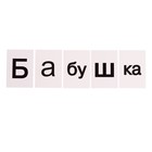 Набор дидактический «Кассы букв и слогов», цвета МИКС - фото 212642