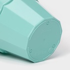 Горшок для цветов с поддоном Доляна «Эрика», 0,7 л, цвет бирюзовый - Фото 6