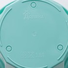 Горшок для цветов с поддоном Доляна «Эрика», 1,8 л, цвет бирюзовый - Фото 4