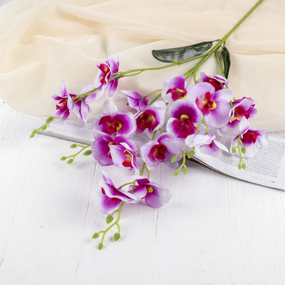Цветы искусственные Орхидея кустовая 8*75 см, фиолетовый (3562519) -  Купить по цене от 148.00 руб. | Интернет магазин SIMA-LAND.RU