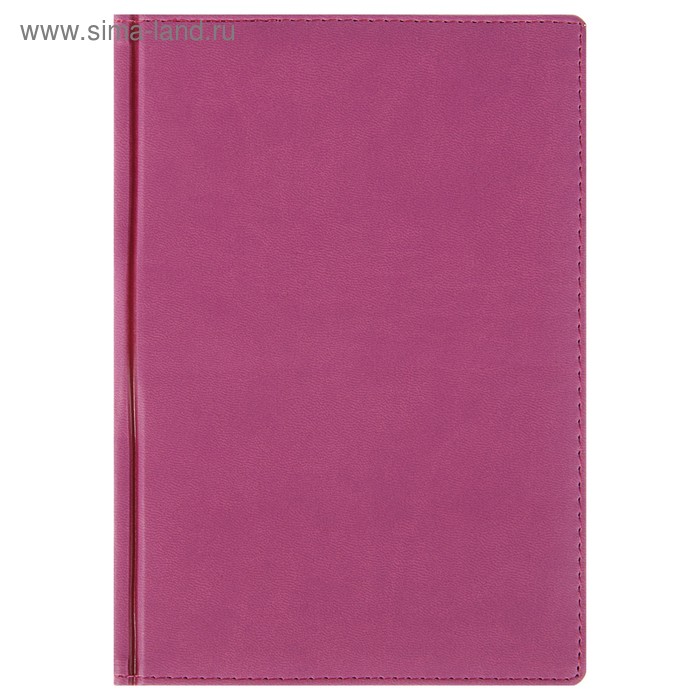 Ежедневник недатированный А5+, 136 листов Velvet, обложка искусственная кожа, розовый - Фото 1