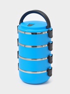 Ланч бокс Доляна «Доляна», 2 л, 14×26 см, сохраняет тепло 3 ч, нержавеющая сталь, синий - Фото 3