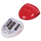 Точилка 3 отверстия с контейнером BRAUBERG "Tern", овальная, пластик, ассорти 226939 - Фото 4