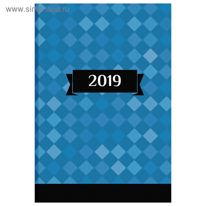 Ежедневник датированный 2019 год, А5, BRAUBERG «Офис», 160 листов, твёрдая обложка - Фото 1