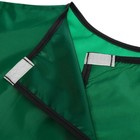Фартук-накидка с рукавами для труда, 610 х 440 мм, 3 кармана, рост 120-146 см, Calligrata, зелёный, длина рукава 34 см - Фото 7