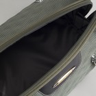 Бьюти-кейс, отдел на молнии, крепление для чемодана, цвет хаки - Фото 5
