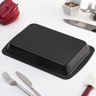 Набор форм для выпечки "Прямоугольник. Мрамор", 3 предмета, с ручками и решеткой - Фото 5