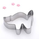 Форма для вырезания печенья «Мяу», 7×5,5×2 см, цвет хромированный - Фото 2