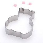 Форма для печенья «Медвежонок», 6×6.5×1.5 см, цвет серебристый - Фото 2