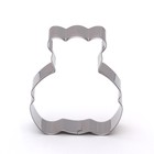 Форма для печенья «Медвежонок», 6×6.5×1.5 см, цвет серебристый - Фото 3