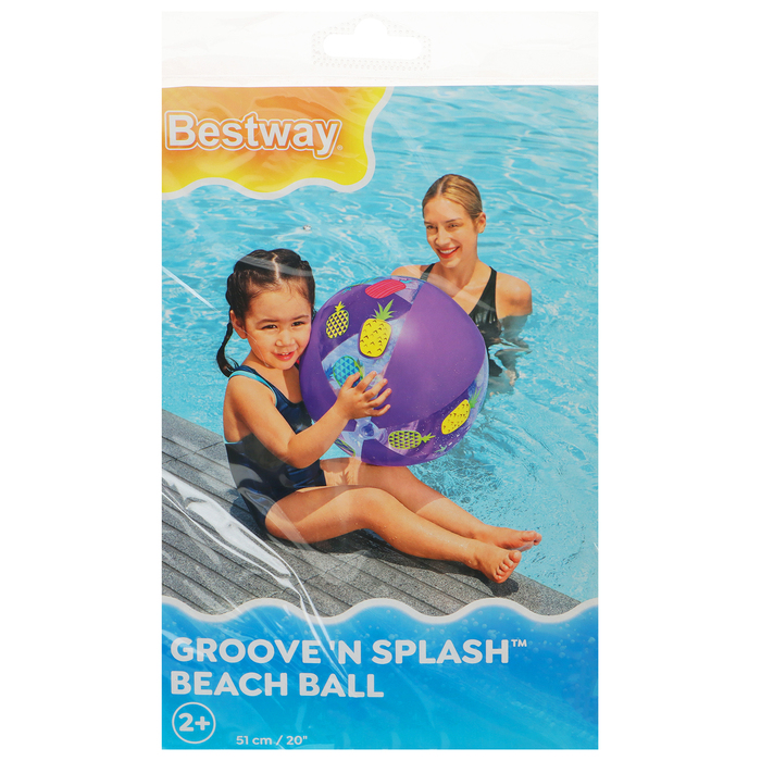 Мяч пляжный «Дизайнерский», d=51 см, от 2 лет, цвет МИКС, 31036 Bestway - фото 1892070709