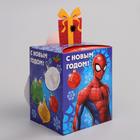 Коробка складная "С Новым годом", Человек-паук, 8 х 10 х 8 см - Фото 2