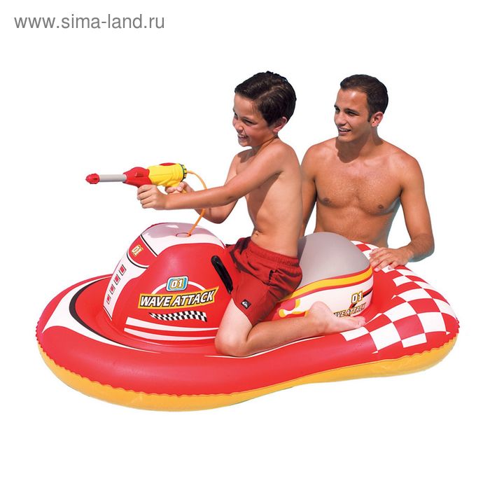 Игрушка надувная "Скутер", с водяным пистолетом - Фото 1