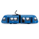Трамвай металлический с гармошкой 19 см, световые и звуковые эффекты, инерционный - Фото 3