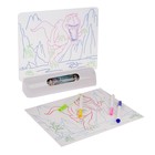 Доска для рисования "3D Magic", световые эффекты, аксессуары и очки 3D в комплекте - Фото 2