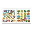 Наклейки-пазлы «Учим формы», 12 стр. - Фото 3