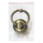 Ручка кнопка ТУНДРА РК020AB, цвет бронза (комплект 10 шт) - фото 20849622