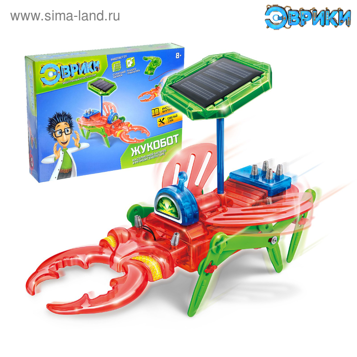 Электронный конструктор «Жукобот», 2 источника энергии - Фото 1